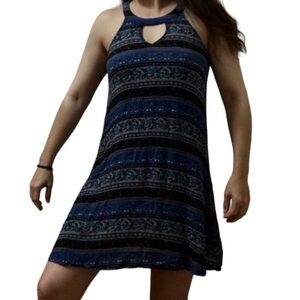 Altar’d State Blue Mini Dress Size Small